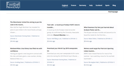 Desktop Screenshot of footballnewsdaily.net